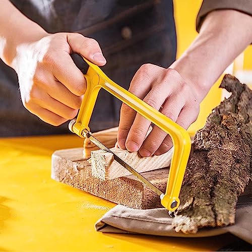Hanpex 6 in. Mini Hacksaw & mitre Block Set - 150mm Extra Fine Cut Hack Saw with Bi-Metal Blade - Image 4