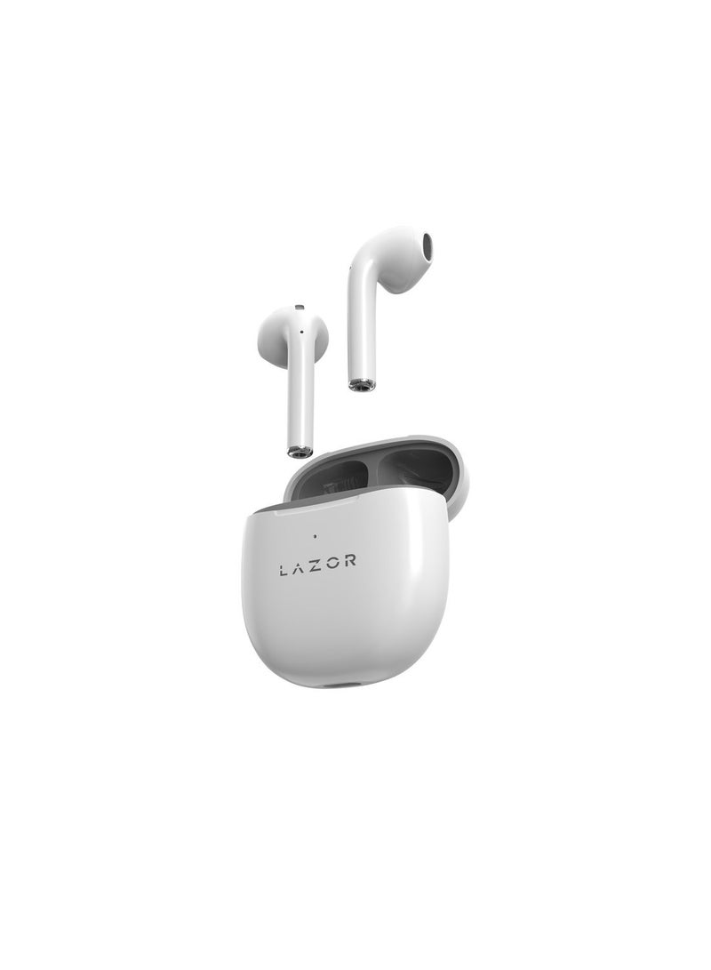 Lazor Chorus Earbud with 3 hours playback time Audio EA238 White - Image 1