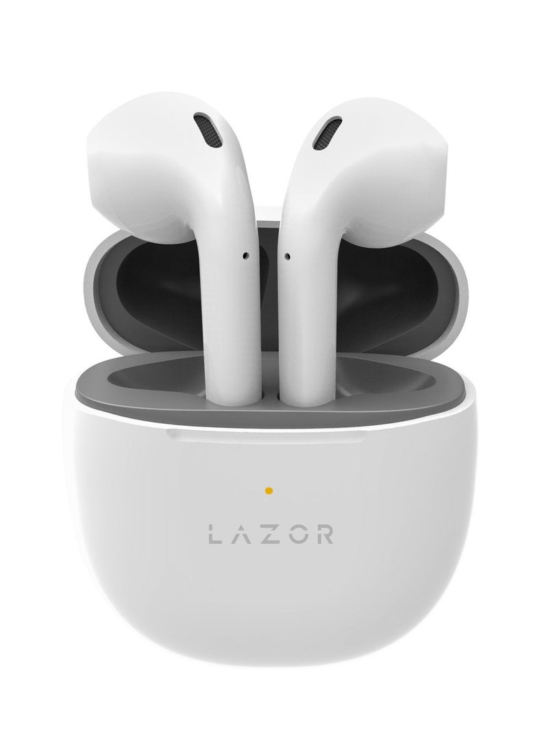 Lazor Chorus Earbud with 3 hours playback time Audio EA238 White - Image 3