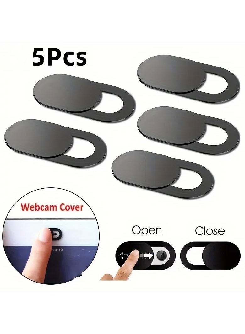 5pcs Webcam Cover Shutter Slider Plastic Camera Cover Phone Lens Sticker For IPhone PC Laptop