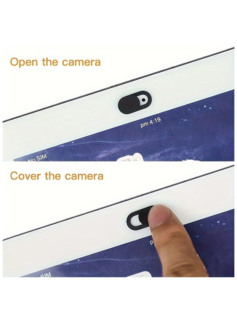 5pcs Webcam Cover Shutter Slider Plastic Camera Cover Phone Lens Sticker For IPhone PC Laptop
