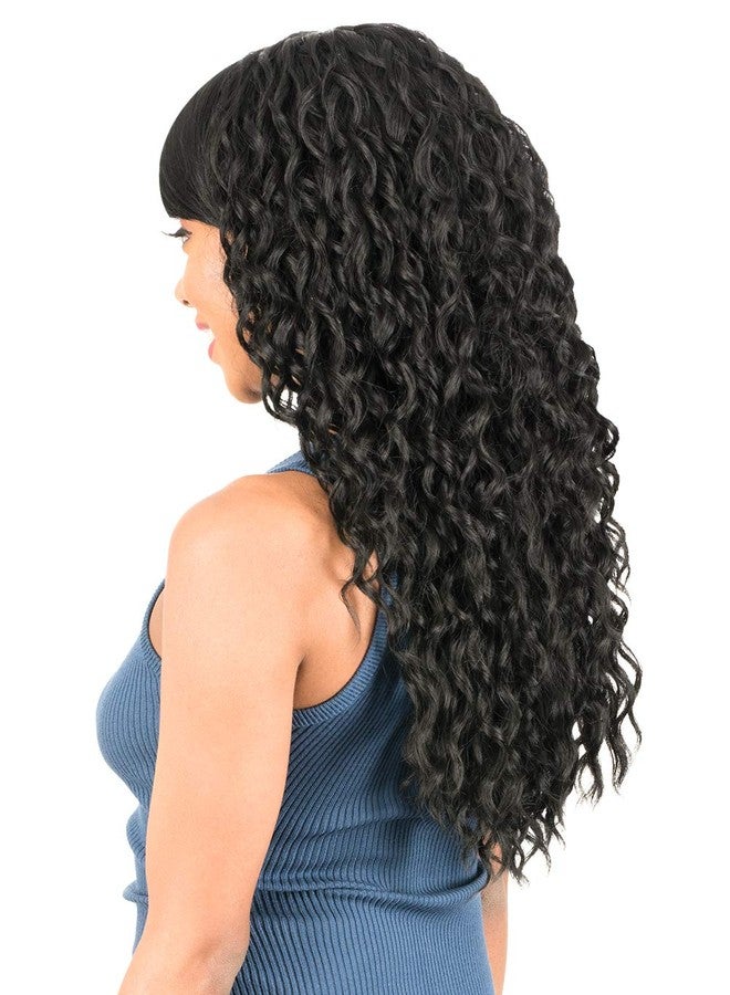 Born Free New Born Free Synthetic Full Wig - CUTIE WIG COLLECTION LONG WAVY CT164 (DYX/RED_WINE) - Image 3
