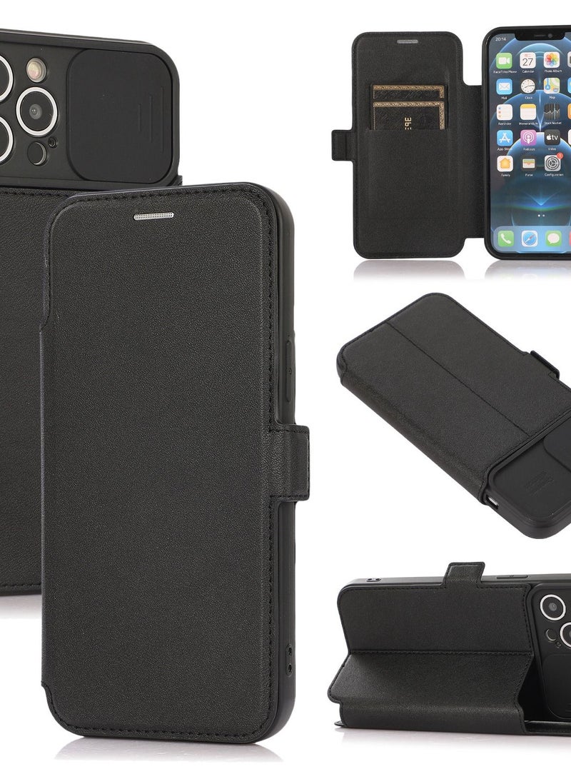 Loquat Suitable For IPhone Flip Protective Sleeve Card Slot Leather Case - Image 2