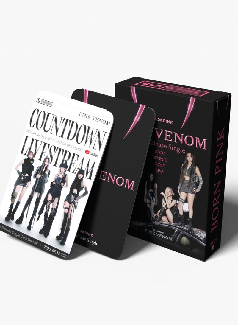 Generic 55Pcs BlackPink Lomo Card Pink Venon - Image 4