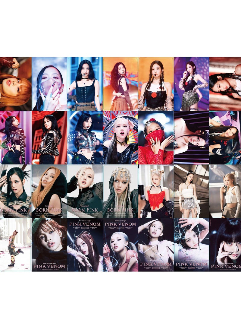 Generic 55Pcs BlackPink Lomo Card Pink Venon - Image 5
