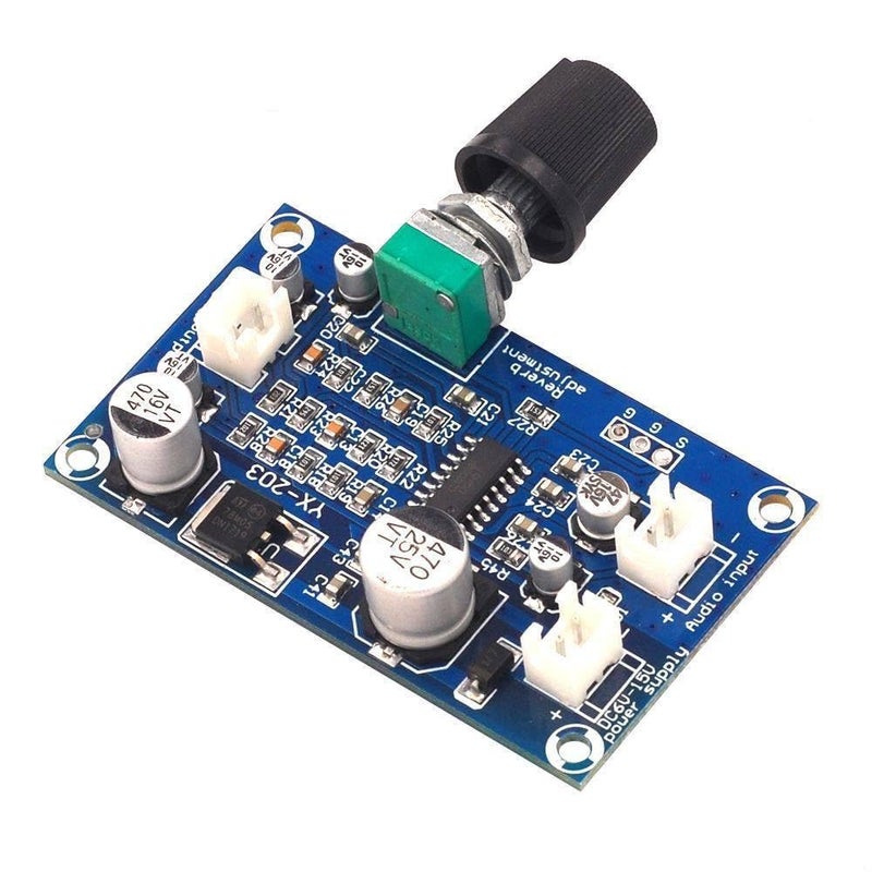 PT2399 Microphone Reverb Board Mono Preamp Effect Module DC Single Power Supply - Image 3