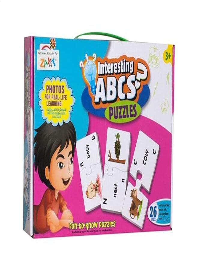 Zayat 2066A English Alphabet Puzzle for Kids - 26 Pieces 