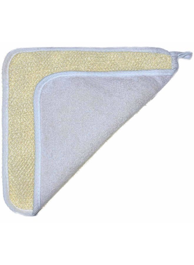 Mr.Cui'shop 3 pcs/set Soft Weave Home Spa Exfoliating Face and Body Wash Cloths, Dual-Sided With Exfoliating Scrub and Soft Terry Cloth - Shower Scrubber - Remove Dead Skin - Great for Skin Care in the Bath - Image 2