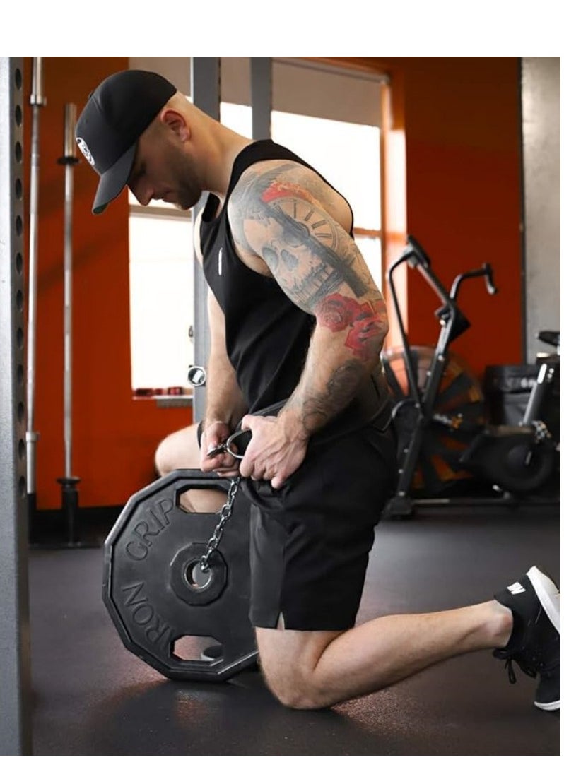 Generic - Dip Belt With Chain For Weightlifting,Pull Ups,Dips Heavy Duty Steel Chain For Added Weight Training - Image 1