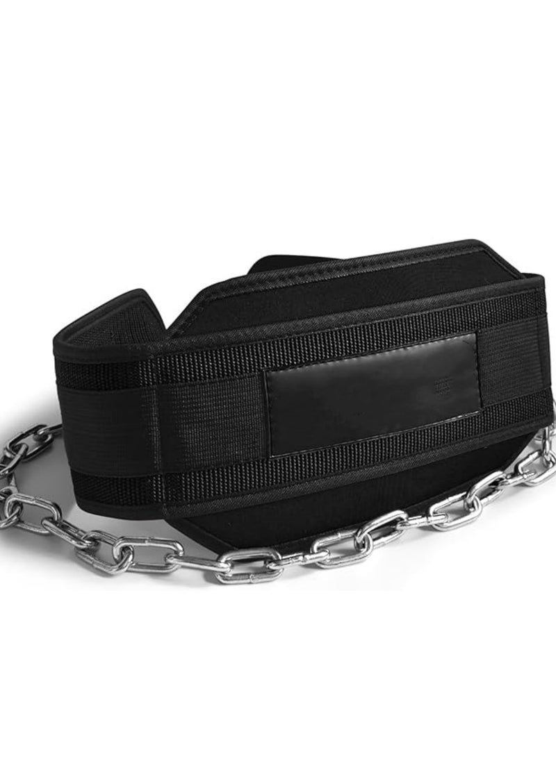 Generic - Dip Belt With Chain For Weightlifting,Pull Ups,Dips Heavy Duty Steel Chain For Added Weight Training - Image 1