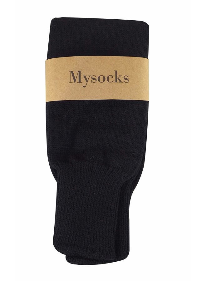 Mysocks Women's Leg Warmers Women Girls Winter 80s Leg Warmers Leg Warmers Knee Socks Leg Warmers Stockings in One Size, black, Einheitsgröße - Image 5