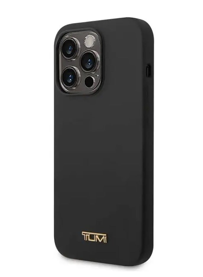 Tumi iPhone 14 Pro Hard Case Women Liquid Silicone - Black - Image 1