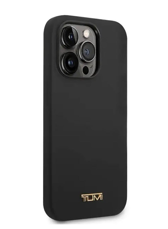 Tumi iPhone 14 Pro Hard Case Women Liquid Silicone - Black - Image 3