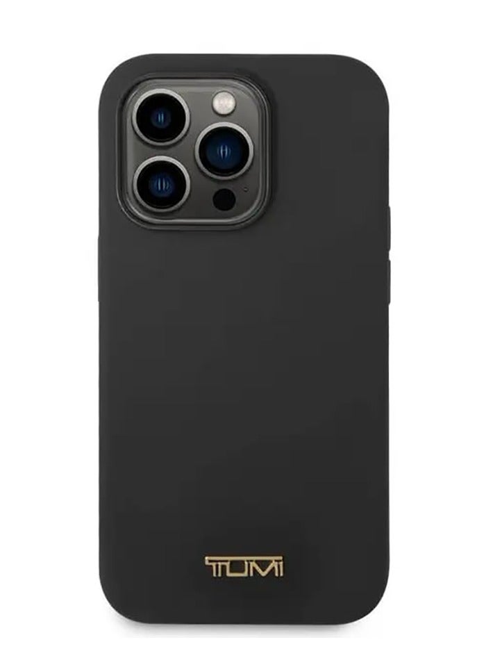 Tumi iPhone 14 Pro Hard Case Women Liquid Silicone - Black - Image 2