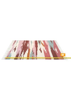 H2H House2Home – Small Area Rug 3x5ft | Natural Colors in 100% Cotton dhurrie | Kilim Design | Area Rug, Living Room, Center Table, Gift Item | Large Size 90x150cm- Pink Shades  - Image 3