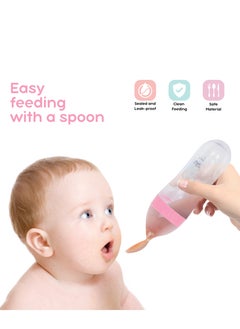 Disney Minnie Mouse Silicone Baby Food Dispensing Spoon 3Oz/90Ml Infant Squeeze Cereal Feeder, Baby Fresh Food Feeder, BPA Free, 6M+ Babies  - Image 4