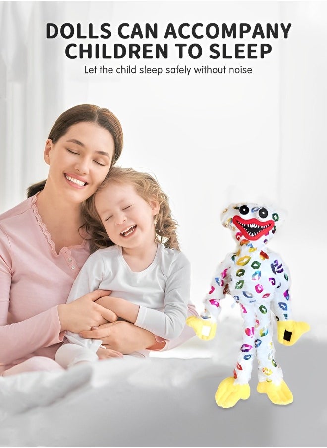 GROIC - Wuggy Plush Toy, Poppy Playtime Surrounding Doll, Smiling Huggy Wuggy Plush Stuffed Doll Holiday Decoration Gift Monster Horror Game Toys 15.7 Inch White - Image 1