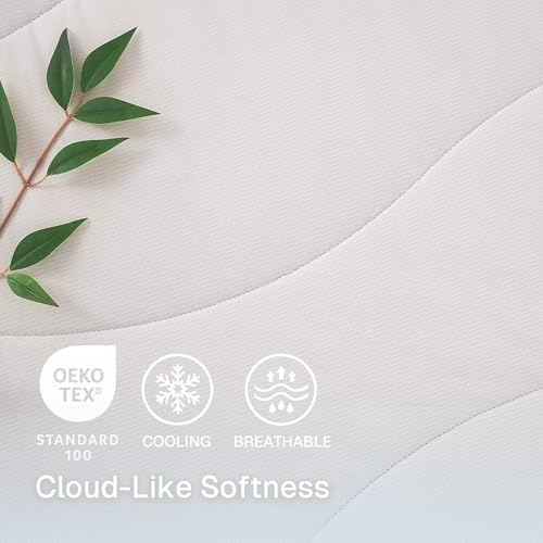Bedtter Cooling Comforter King Size - Cooling Blankets for Hot Sleepers, Lightweight Comforter for Summer with Dual-Sided Cool Tech, Soft Breathable Cold Blanket for Sleeping, 106x90 Inches, Grey - Image 5