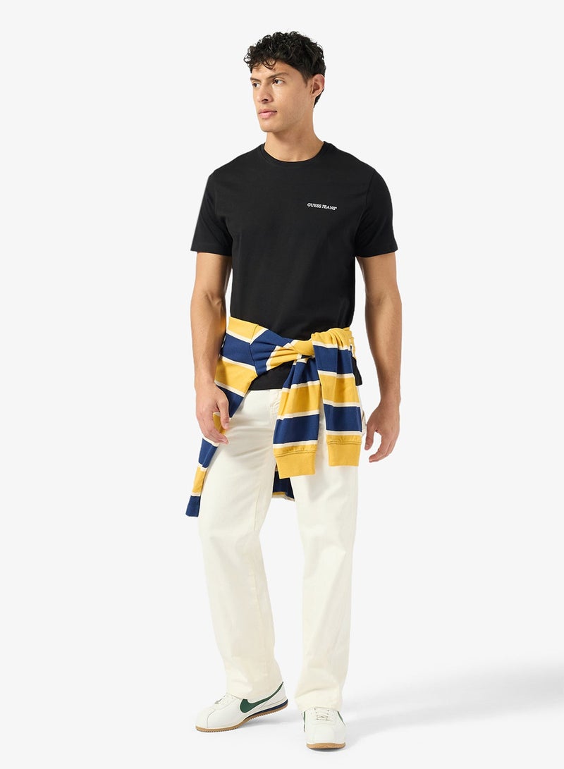 GUESS Short Sleeve Crew Neck Logo Print - Image 4