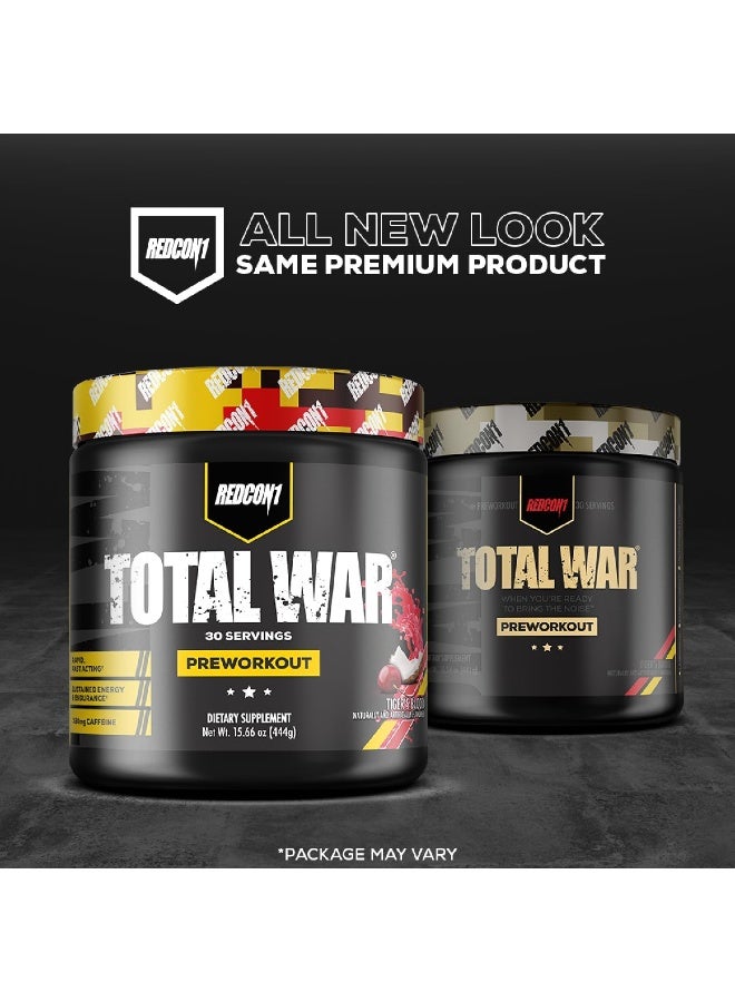 Redcon1 Total War Pre Workout, 30 Servings Rainbow Candy - Image 3