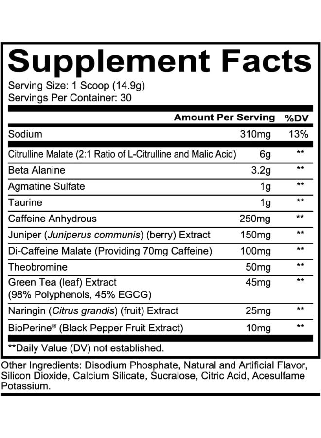 Redcon1 Total War Pre Workout, 30 Servings Rainbow Candy - Image 2