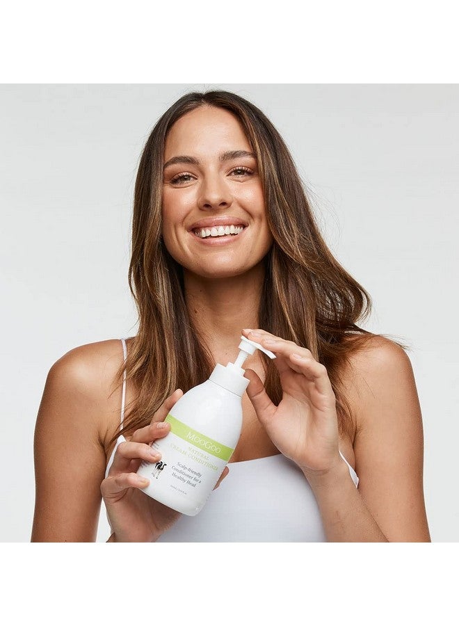 MOOGOO Cream Conditioner - For Itchy, Dry, Eczema, Psoriasis & Dandruff Prone Scalps - Sls, Silicone, Sulfate & Paraben Free - Natural & Gentle Formula - 500Ml - Image 2
