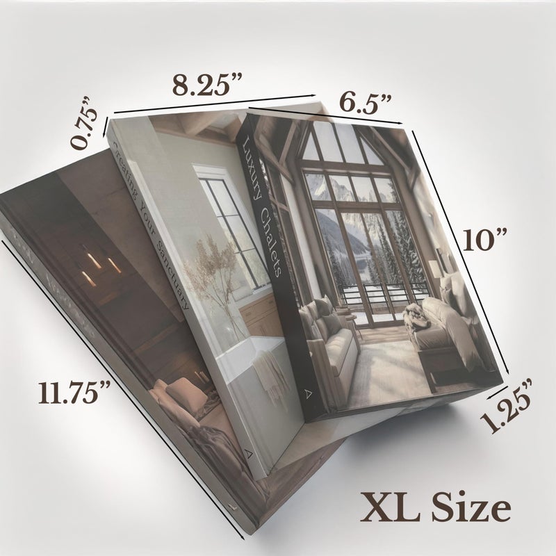 Array & Arrow Decorative Books for Home Decor - Set of 3 Meticulously Designed Hardcover Fake Books for Decoration, Modern, Stylish, and Minimalist Coffee Table Decor - Image 5