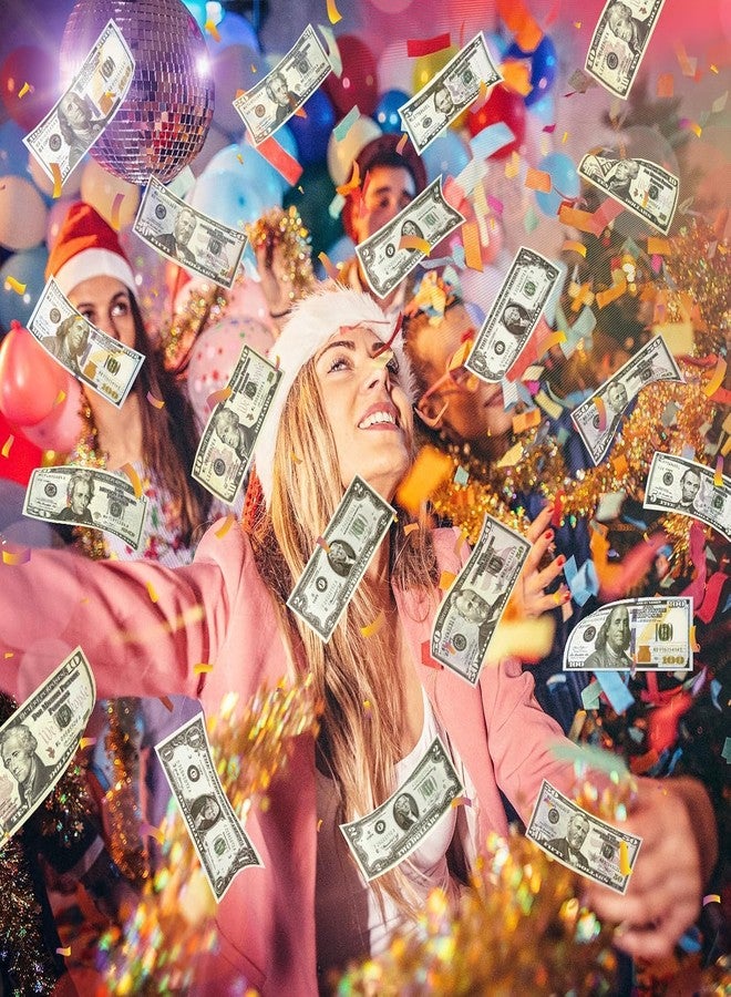 Mallexo Dollar Money Prank Toys for Kids 100Pcs Coupons Dummy Doller Currency Notes for Boy | Girl Learning & Education Baby Money Toys Multicolor Nakli pese or Playing Fake Money Notes Birthday Gift - Image 5