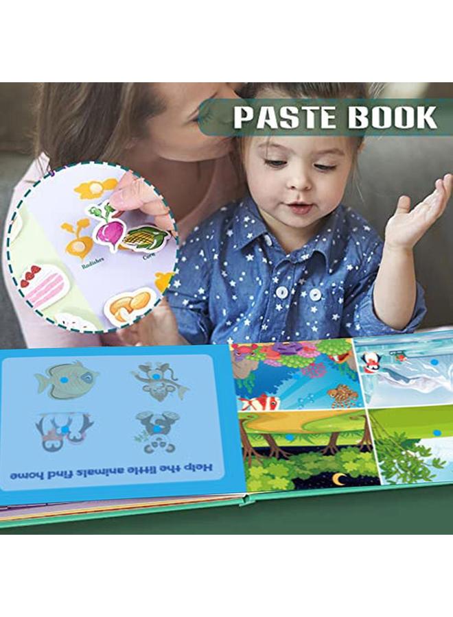 NIBEMINENT Busy Book for Kids Develop Learning Skills Children Quiet Paste Preschool Activity Toys Educational Puzzle Game  - Image 4