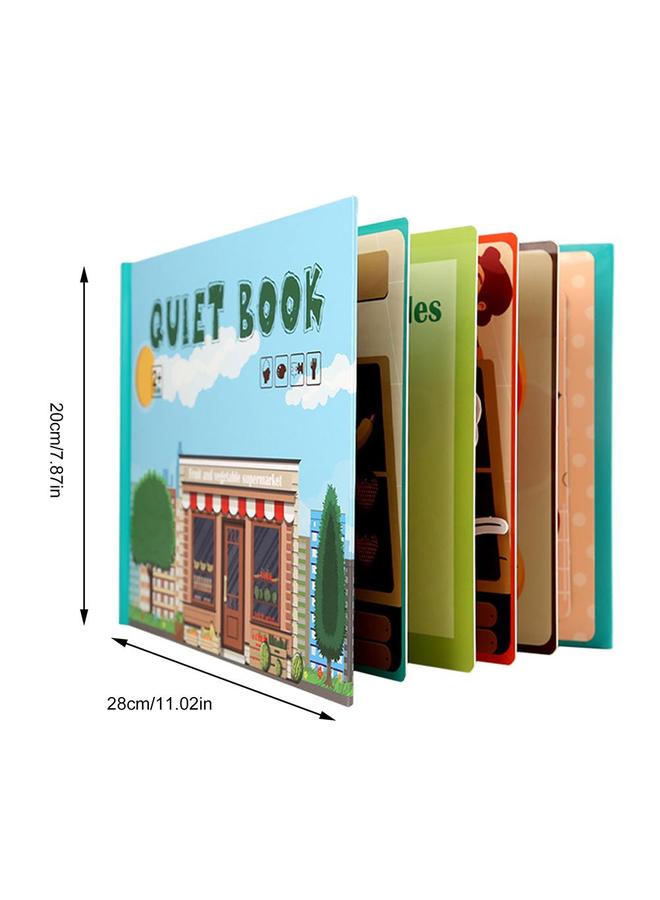 NIBEMINENT Busy Book for Kids Develop Learning Skills Children Quiet Paste Preschool Activity Toys Educational Puzzle Game  - Image 3