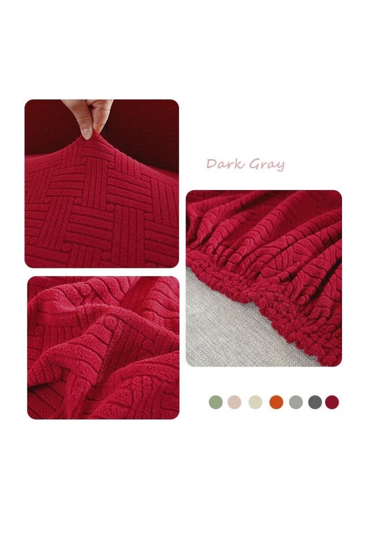 Y&D Stretch Chair Sofa Slipcover Non Slip Soft Couch Sofa Cover, Washable Furniture Protector with Non Slip Foam and Elastic Bottom for Kids, Pets Single seat - Image 2