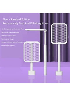 OASIS DESERT Retractable Folding Electric Mosquito Swatter Home Mosquito Swatter Rechargeable Mosquito Swatter Automatic Mosquito Swatter Nightlight  - Image 2