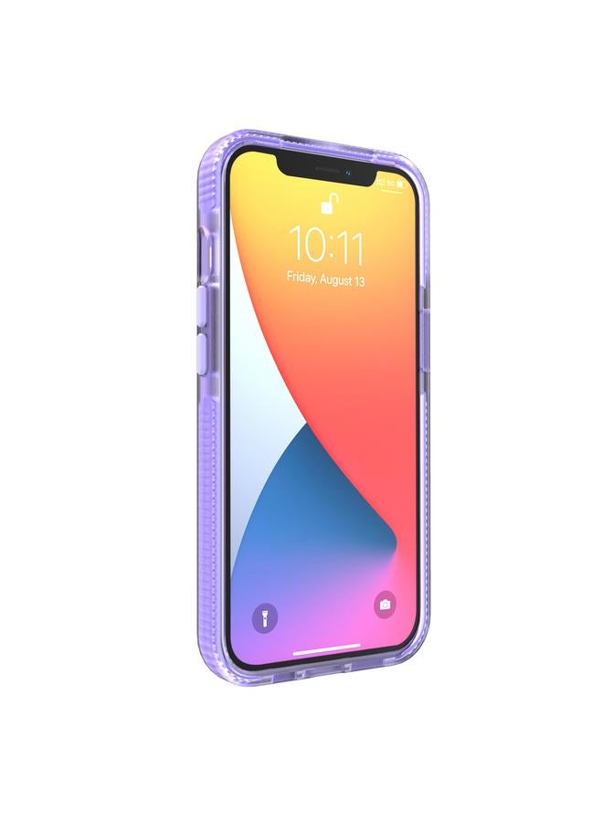 Zaboon Case For iPhone 13 Grid Pattern Shockproof Transparent TPU Phone Case - Image 3