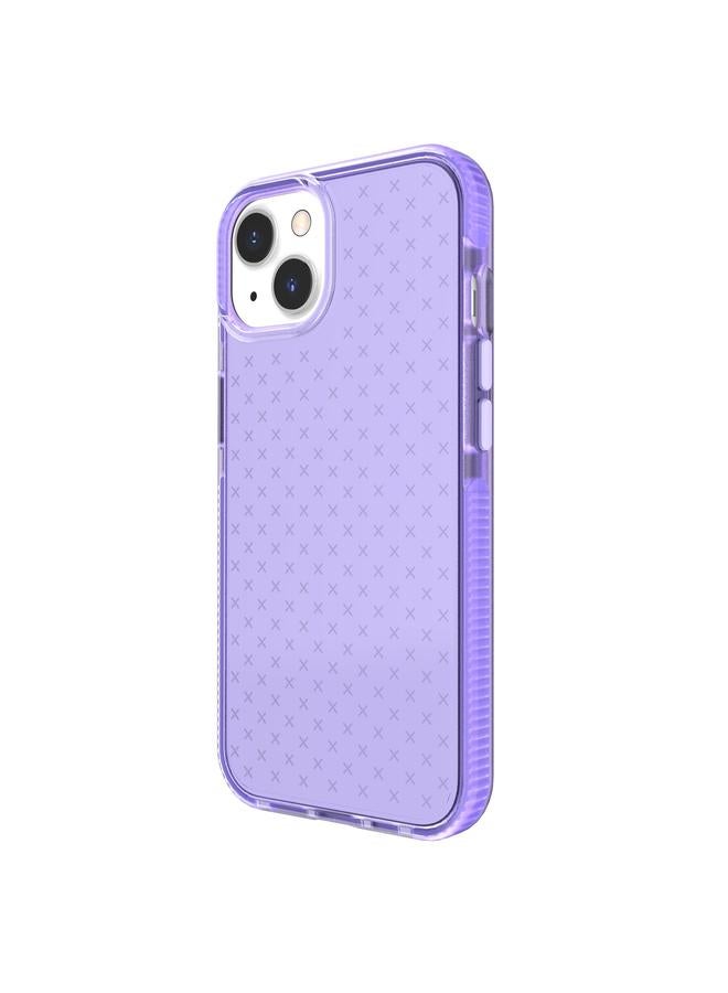 Zaboon Case For iPhone 13 Grid Pattern Shockproof Transparent TPU Phone Case - Image 2