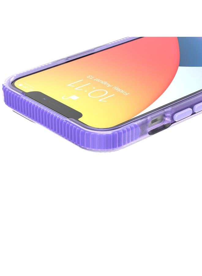 Zaboon Case For iPhone 13 Grid Pattern Shockproof Transparent TPU Phone Case - Image 5