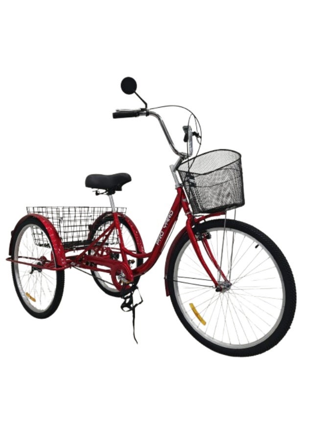 PROYARD 3TYERS  sports bike 26 INCH RED color . - Image 1