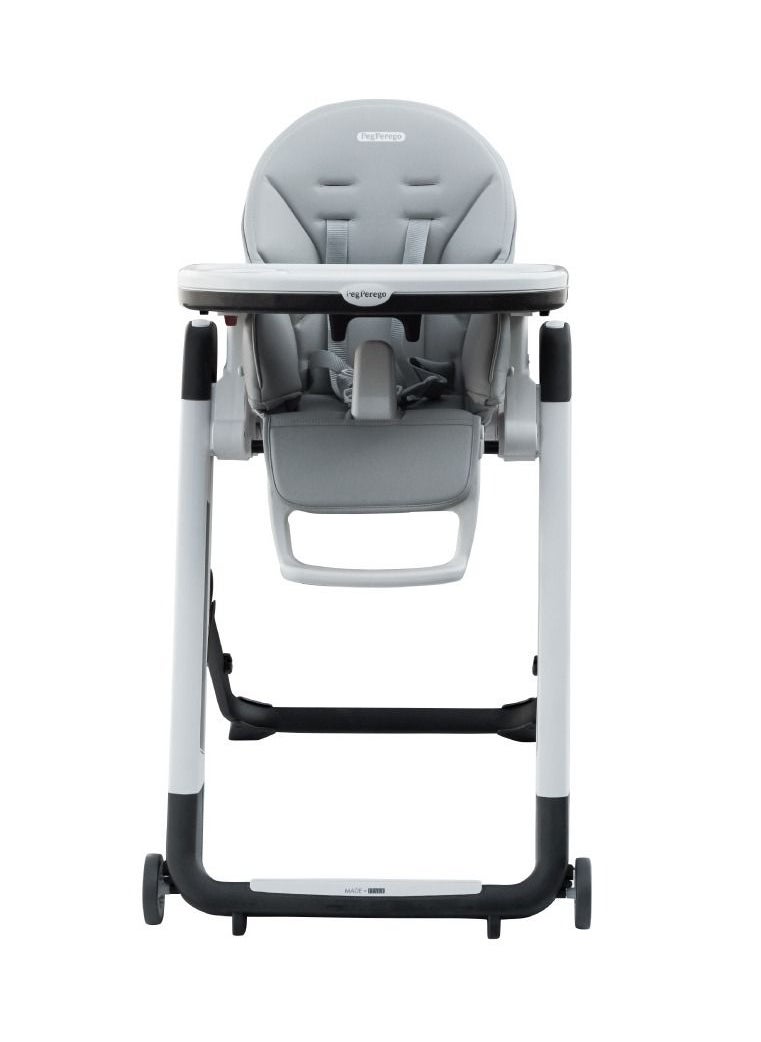 Peg Perego Siesta Follow Me Multifunctional Compact Highchair For Kids, Suitable From 0 Months To 3 Years (Upto 15 Kg) - Ice  - Image 3