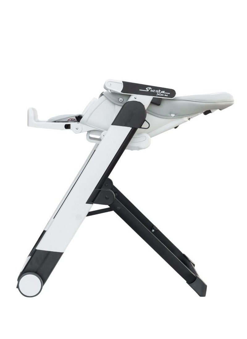 Peg Perego Siesta Follow Me Multifunctional Compact Highchair For Kids, Suitable From 0 Months To 3 Years (Upto 15 Kg) - Ice  - Image 5