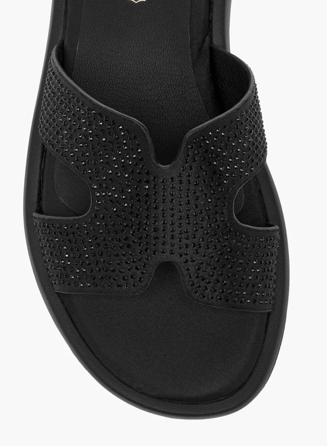 Paprika Women Embellished Slip-On Sandals