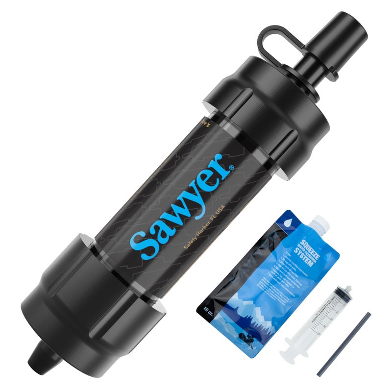 Sawyer Products SP105 MINI Water Filtration System, Single, Black - Image 1