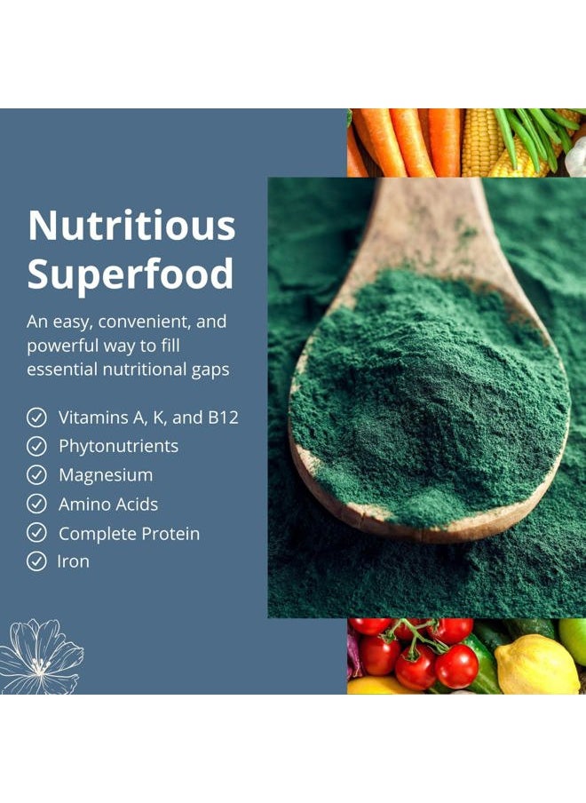 Nutrex Hawaii - Hawaii, Pure Hawaiian Spirulina Powder, Vegan, Supports Immune System, Heart, Cells and Energy, 5 Ounce - Image 1