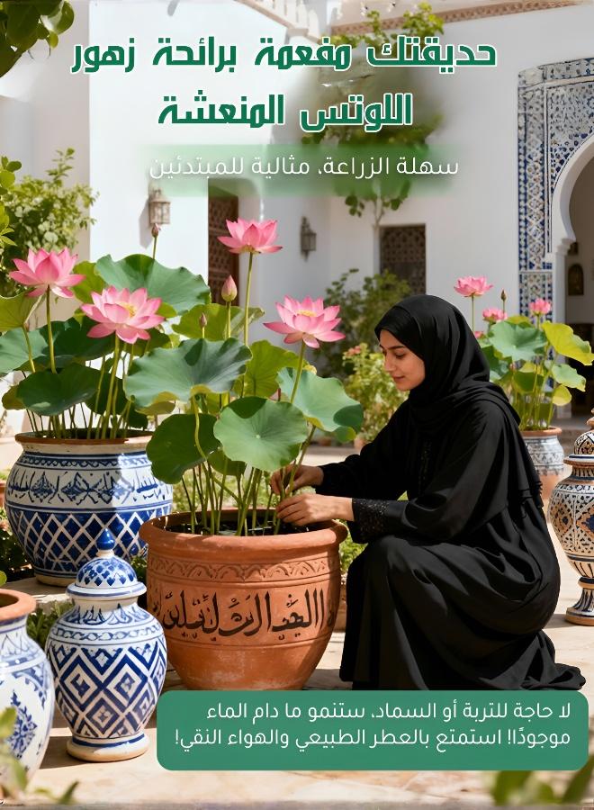 بذور زهور اللوتس المائية للزراعة في المنزل والحديقة - Image 4