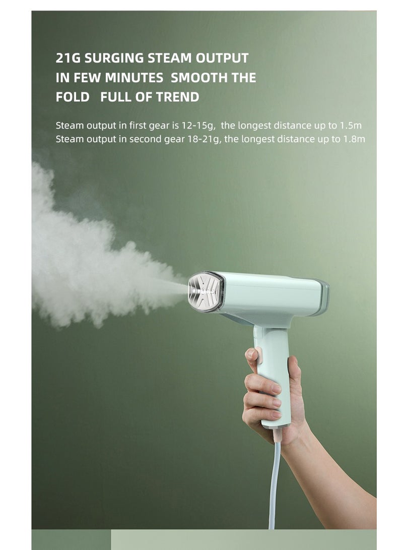 لينرود جهاز كي الملابس بالبخار من لينرود بتصميم محمول باليد مع ميزة التسخين السريع - سعة 100مل وقدرة 1200 وات، لون أخضر 1200 W - Image 2