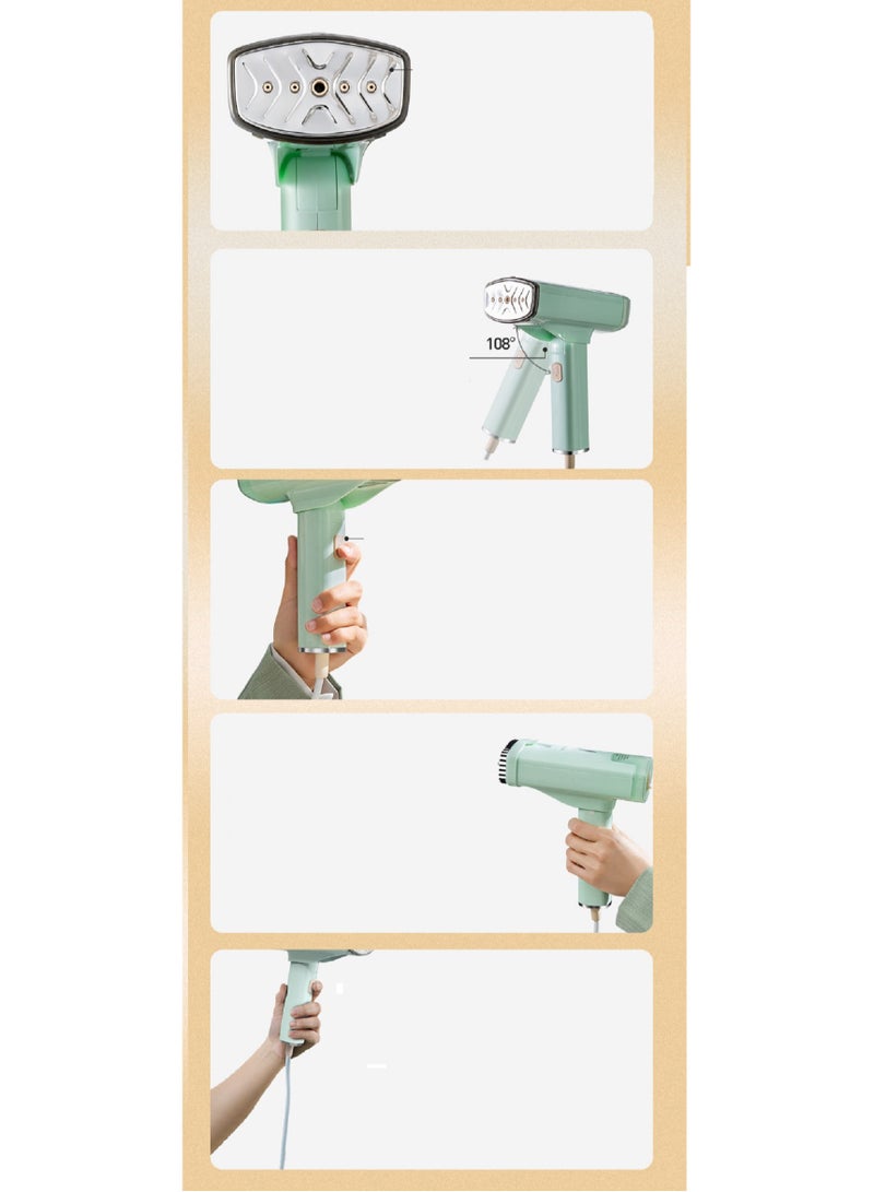 لينرود جهاز كي الملابس بالبخار من لينرود بتصميم محمول باليد مع ميزة التسخين السريع - سعة 100مل وقدرة 1200 وات، لون أخضر 1200 W - Image 4