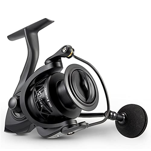 Piscifun Carbon X Spinning Fishing Reel, 6.2:1 High Speed, Carbon Fiber Frame & Rotor, 10+1 Shielded Bearings, Smooth Power for Freshwater & Saltwater, 4000 Series - Image 1