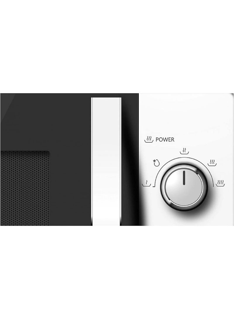 Toshiba 20L M Series Solo Microwave Oven, Manual, 20 L 700 W MW-MM20P(WH)-P White/Black - Image 3
