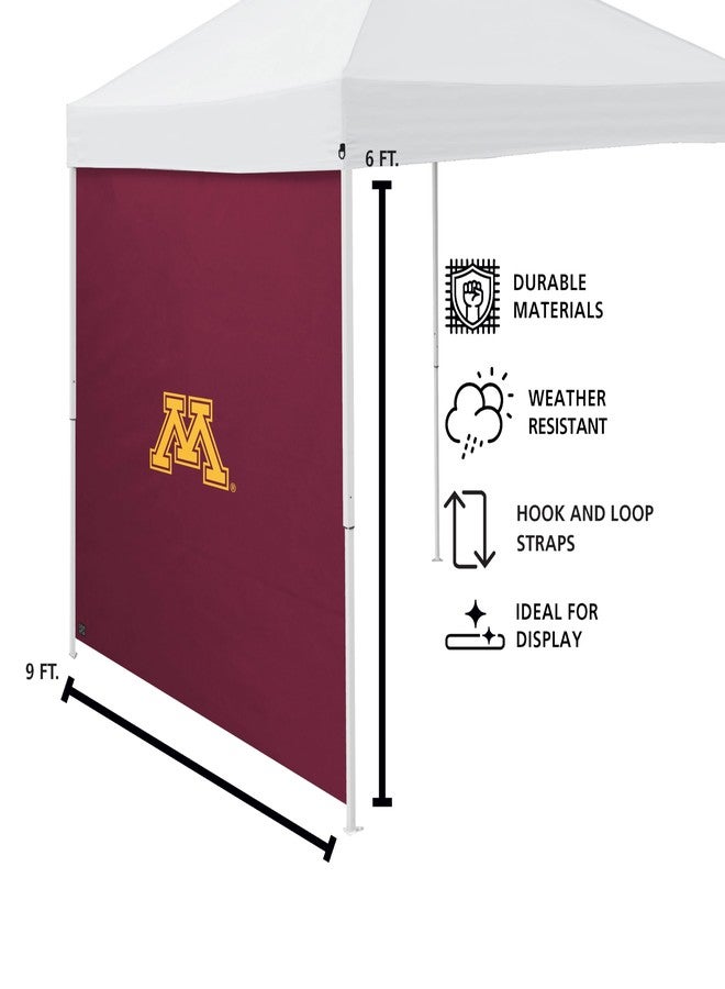 Logo Brands NCAA Minnesota Golden Gophers 9 x 9 Side Panel - Officially Licensed Portable Shelter Panel for Tailgating, Outdoor Events, and Sports Fans, Team Color- Easy Attachment to Frame - Image 5