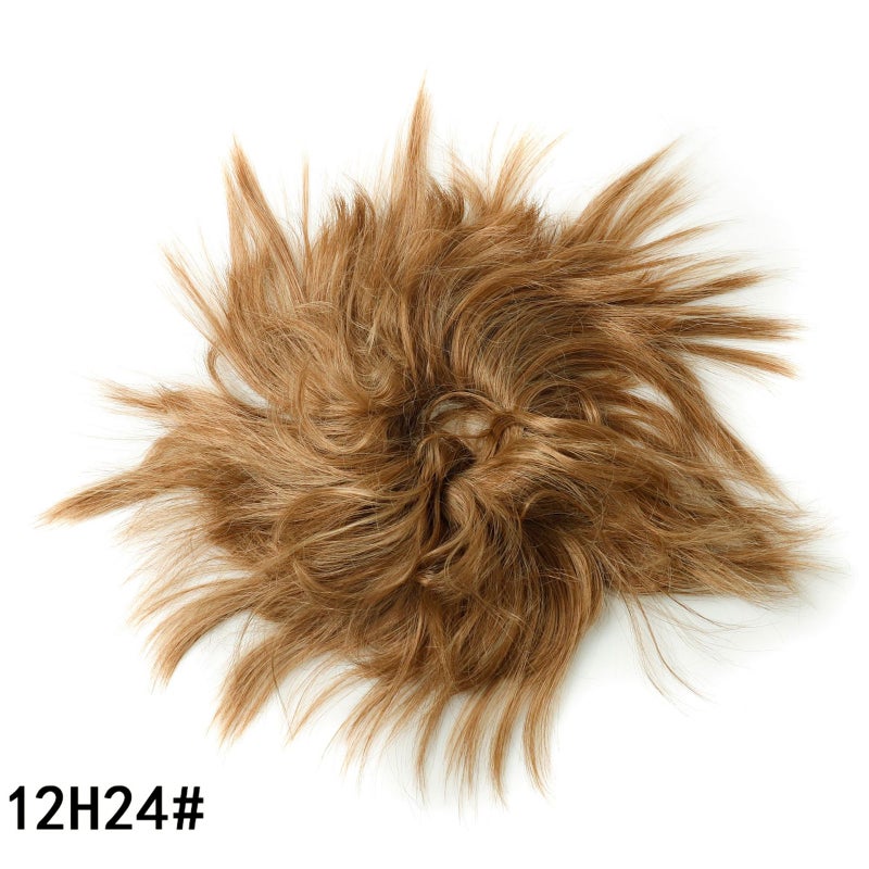 Women's Curly Hair Bun Wigs Messy Ponytail Hair Wrap Chicken Tail Hair Bands Fluffy Wig Hair Band Synthetic Hair Extension - Image 5