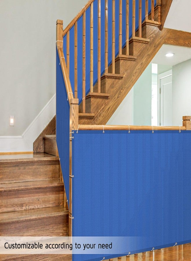 HIPPO Baby Safety Net for Balcony & Staircase Railing Guard for Kids Safety Banister for Toddler Stairway Safety Net Protector (Blue, 0.8MTX4MT) - Image 4