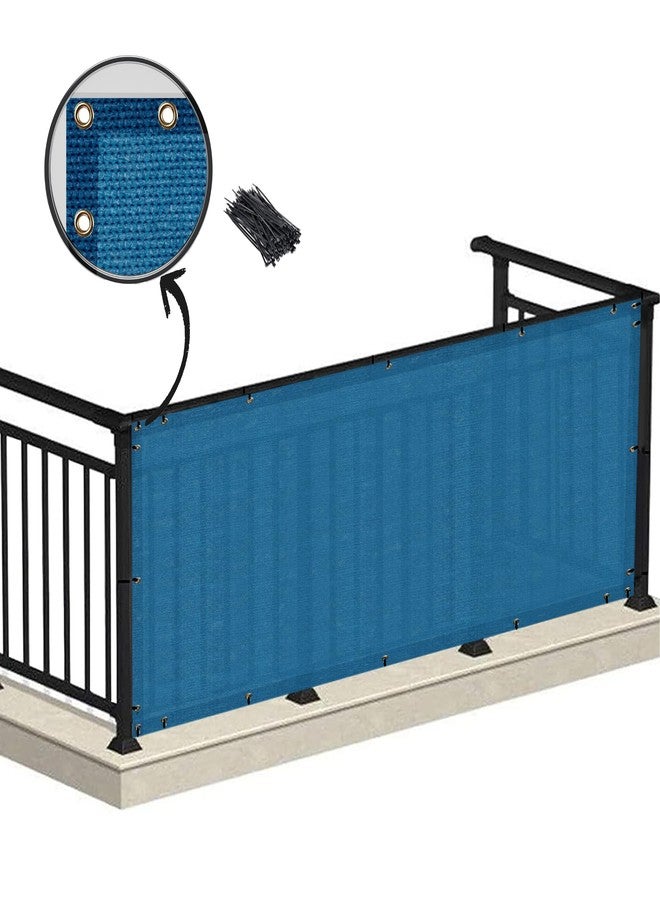 HIPPO Baby Safety Net for Balcony & Staircase Railing Guard for Kids Safety Banister for Toddler Stairway Safety Net Protector (Blue, 0.8MTX4MT) - Image 1